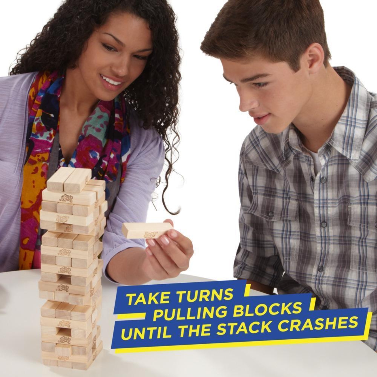 Jenga Classic Board Game Unisex, 5-7 Years