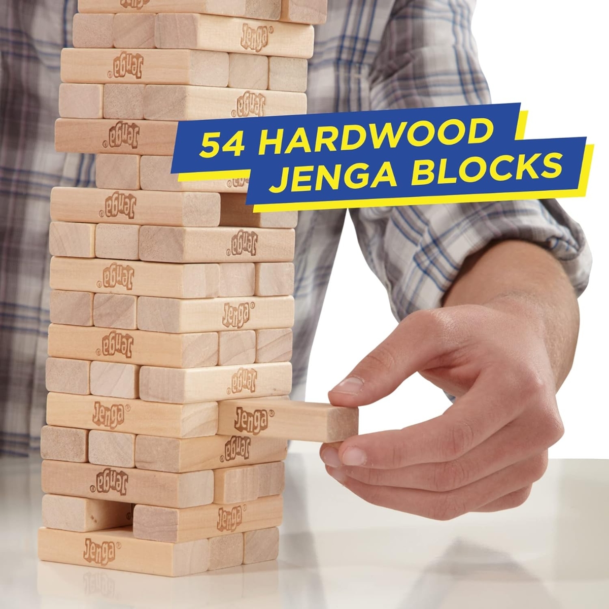 Jenga Classic Board Game Unisex, 5-7 Years