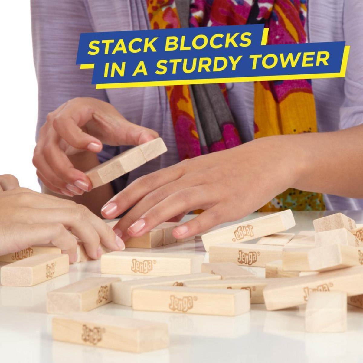Jenga Classic Board Game Unisex, 5-7 Years