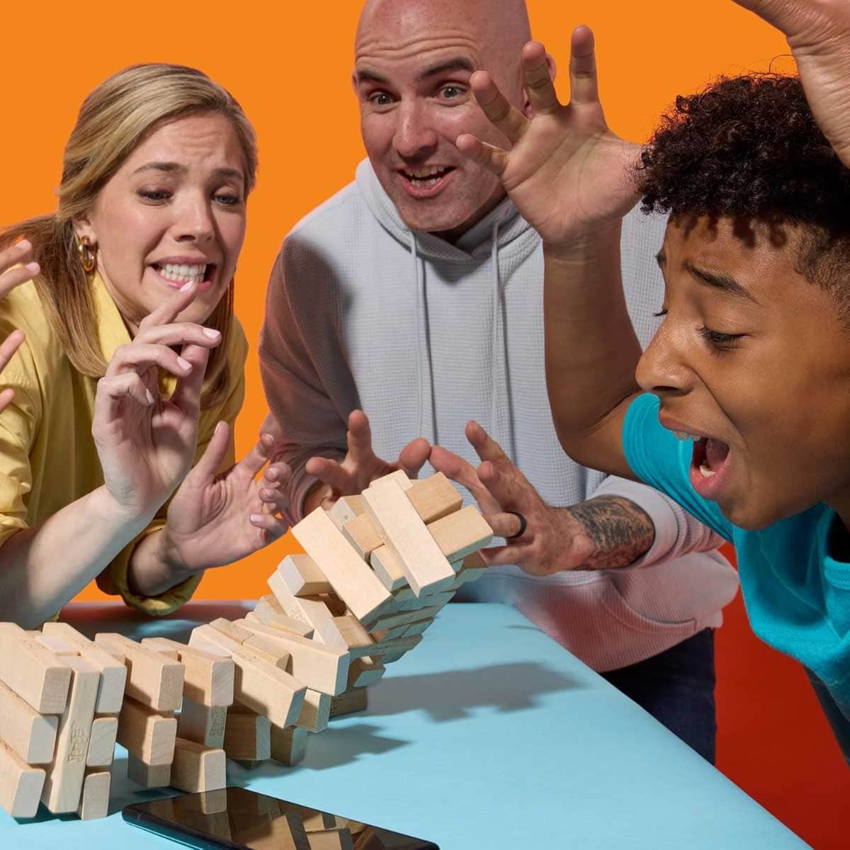 Jenga Stacking Tower Party Game Unisex, 6-8 Years