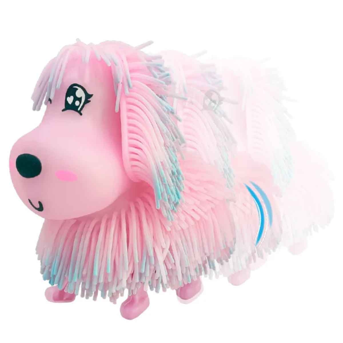 Jiggly Pets Pink Pup Face Expressions Animal Figure Unisex, 5-7 Years