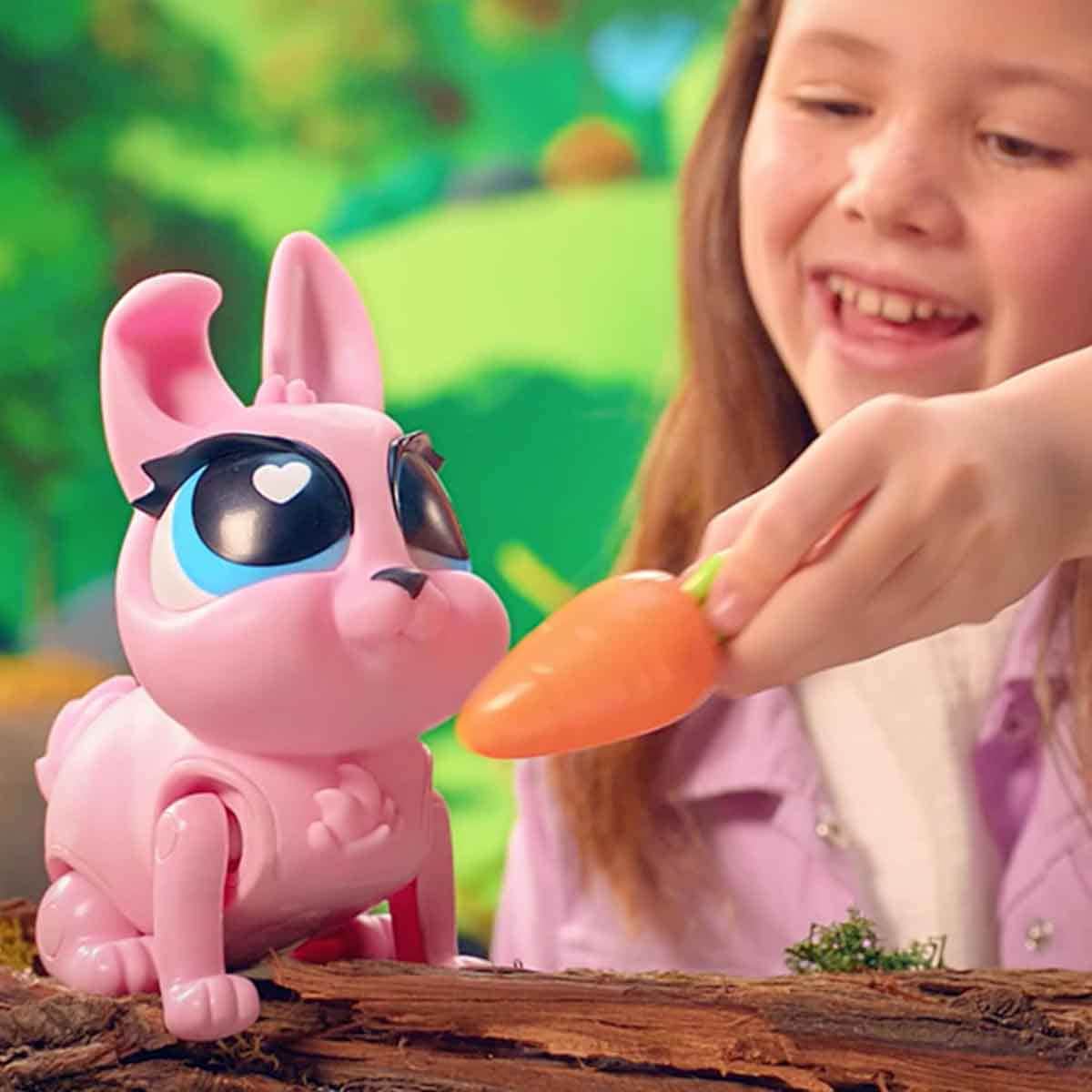 Jiggly Pets Rubbery Walking Rabbit Pixie with Sounds Unisex, 5-7 Years