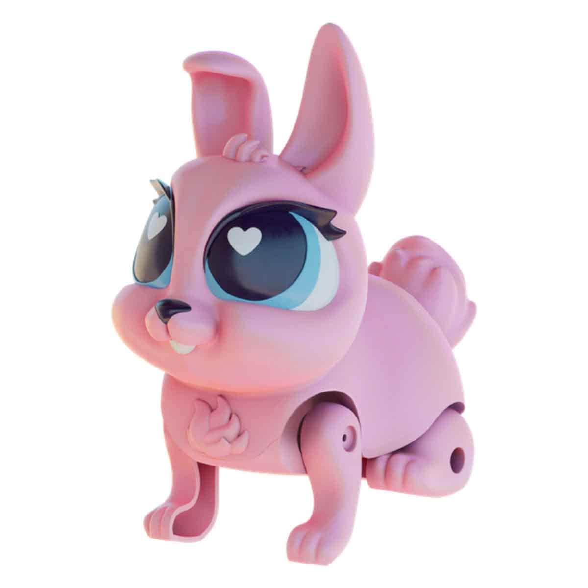 Jiggly Pets Rubbery Walking Rabbit Pixie with Sounds Unisex, 5-7 Years