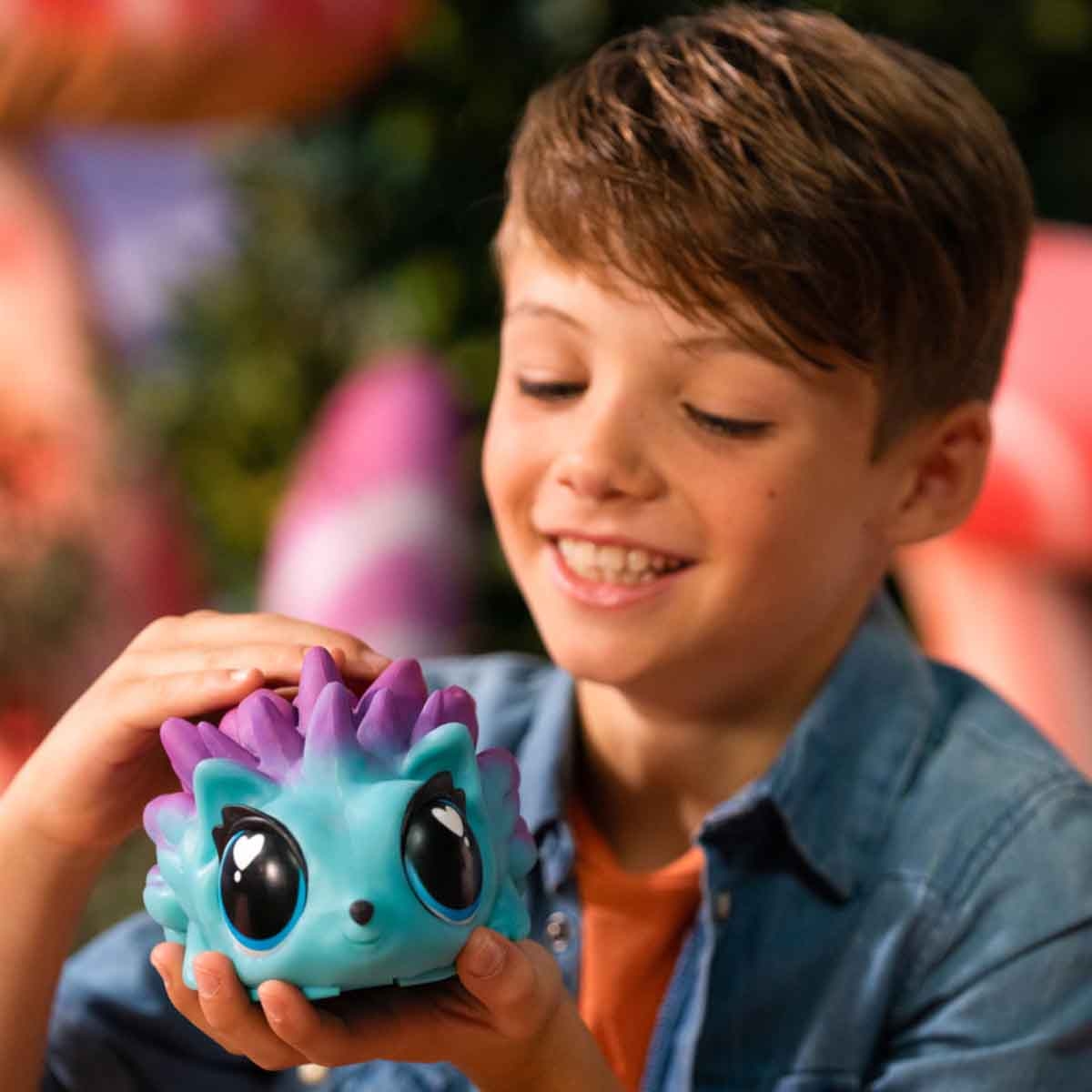 Jiggly Pets Blue Spiky The Hedgehog with Sounds Unisex, 5-7 Years