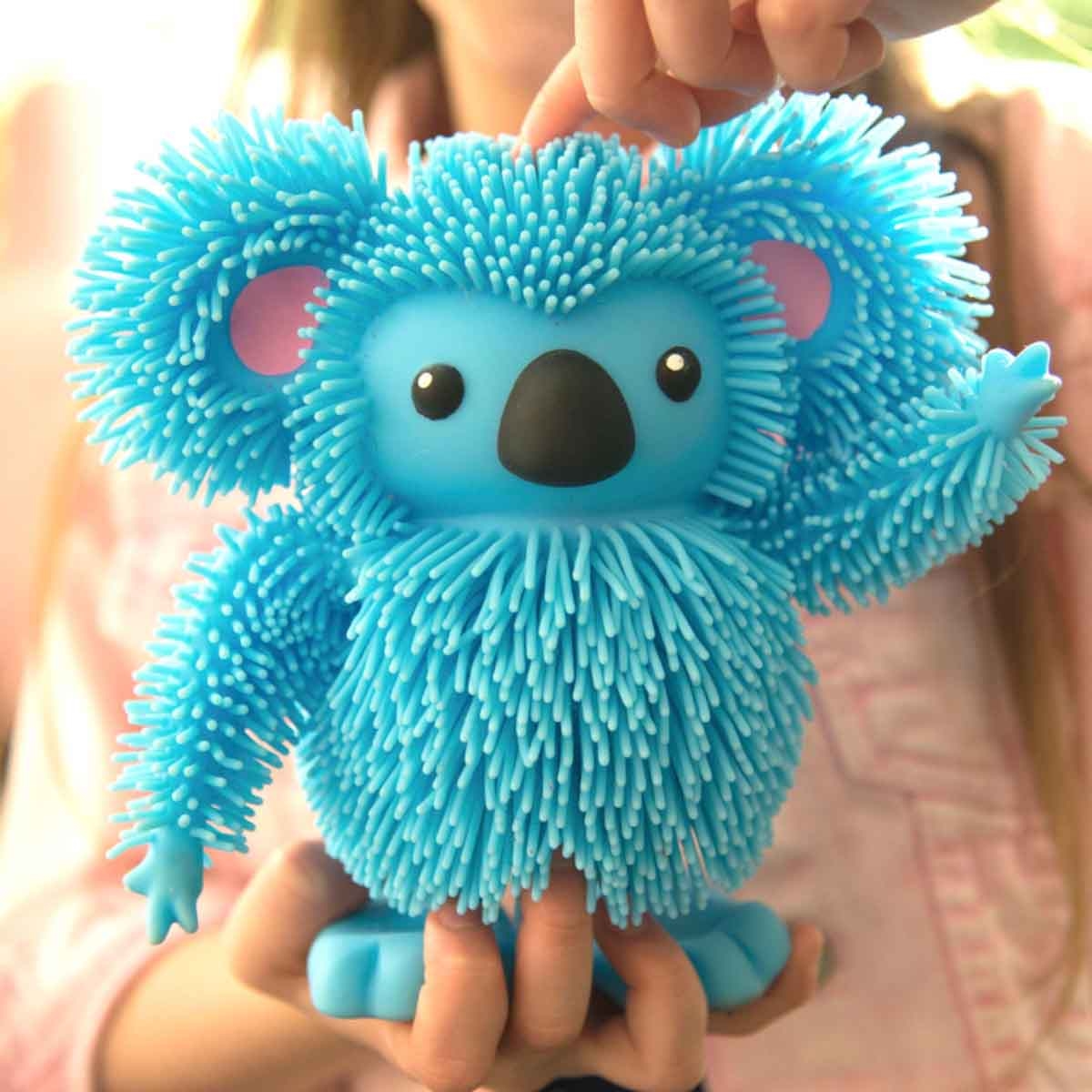 Jiggly Pets Blue Rubbery Walking Koala Unisex, 5-7 Years
