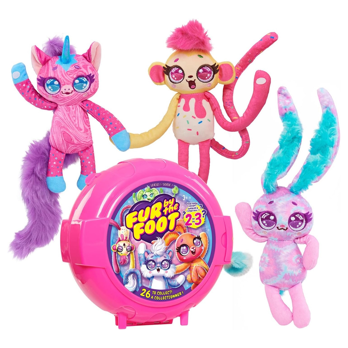 Just Play 14" Bubblegum Besties Animal Plush Unisex, 3-4 Years