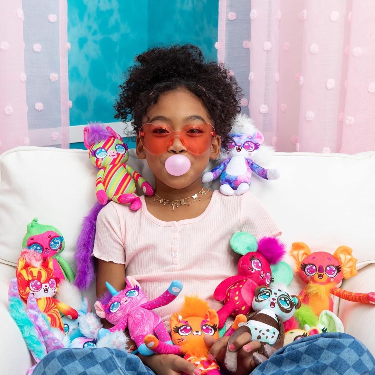 Just Play 14" Bubblegum Besties Animal Plush Unisex, 3-4 Years