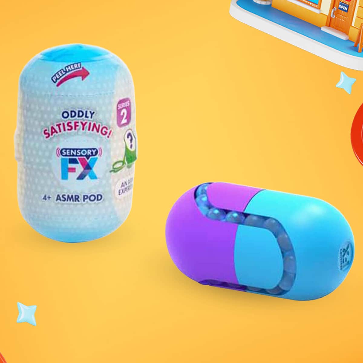Just Play Oddly Satisfying Sounds Sensory FX Mystery Pod Unisex, 5-7 Years