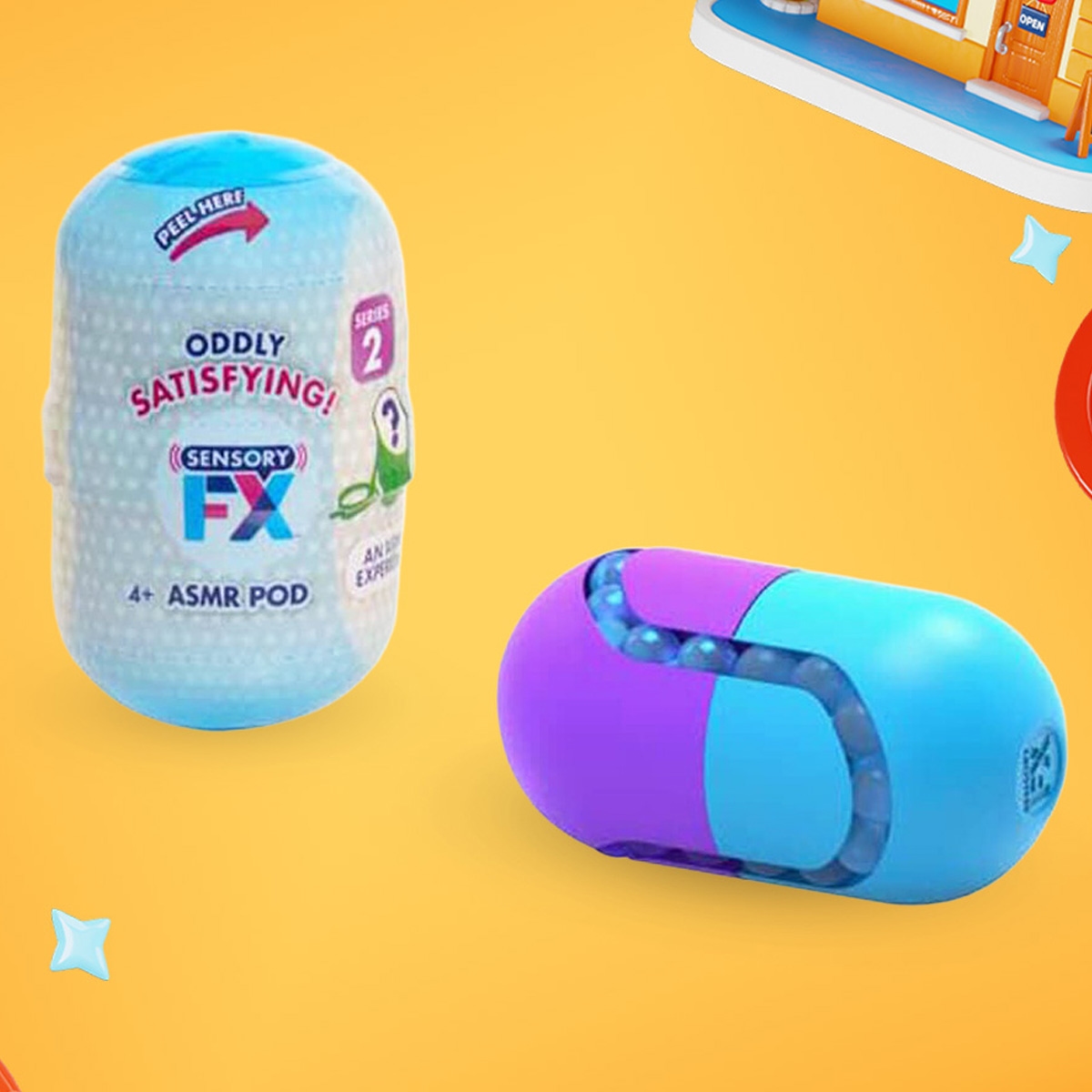 Just Play Oddly Satisfying Sounds Sensory FX Mystery Pod Unisex, 5-7 Years