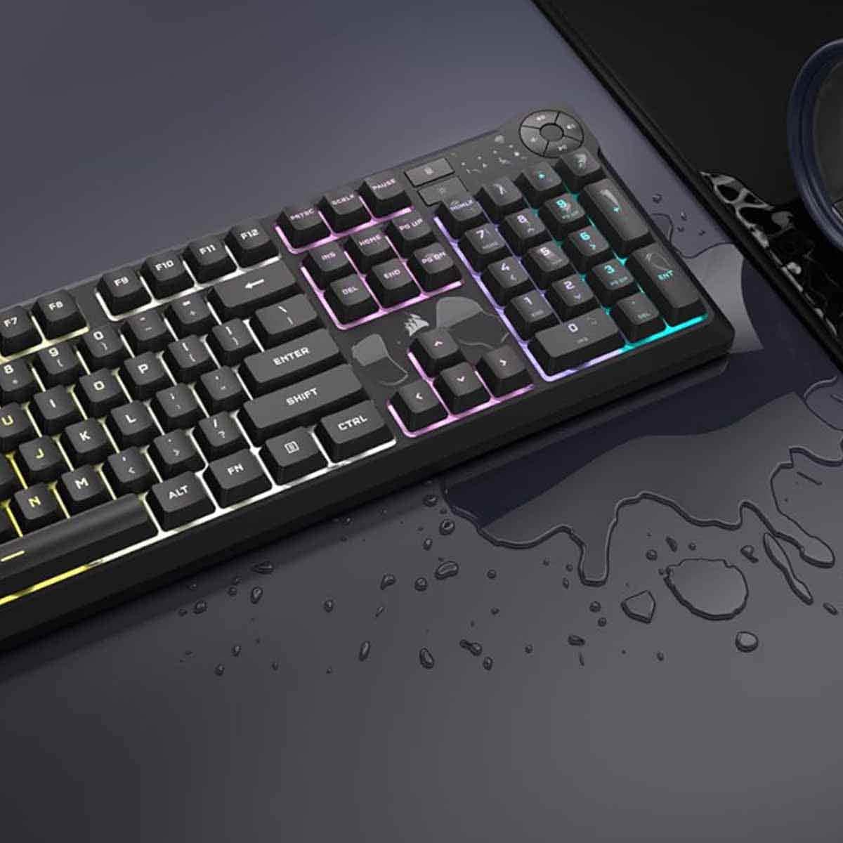 كورسير K55 Core RGB لوحة مفاتيح ألعاب سلكية