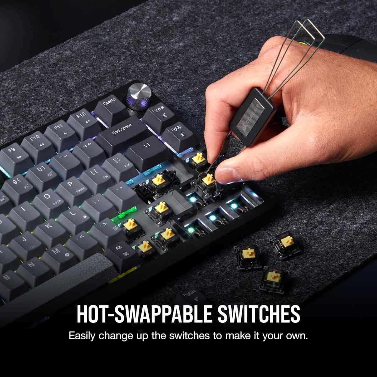 Corsair K65 Plus RGB Mechanical Wireless Gaming Keyboard