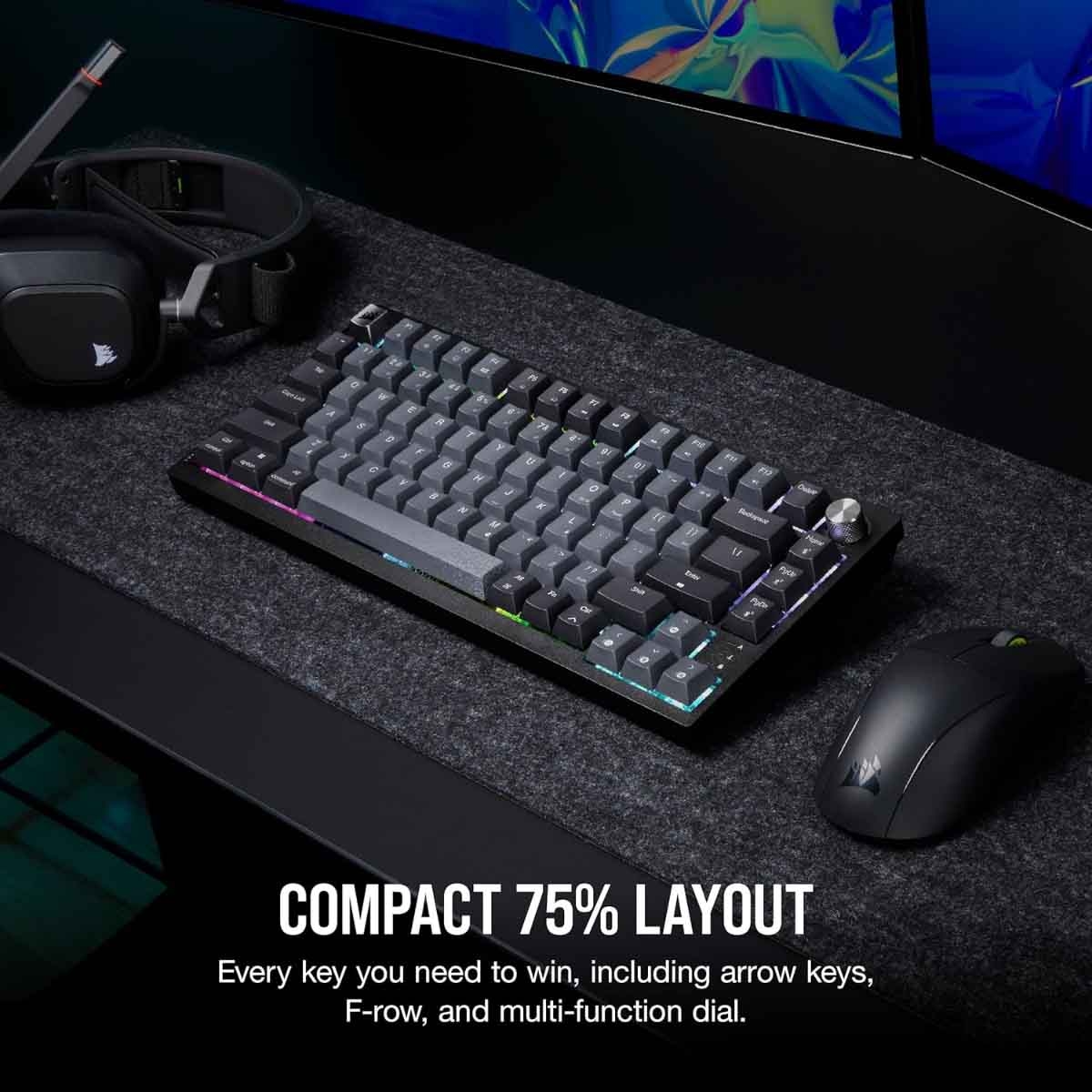 Corsair K65 Plus RGB Mechanical Wireless Gaming Keyboard