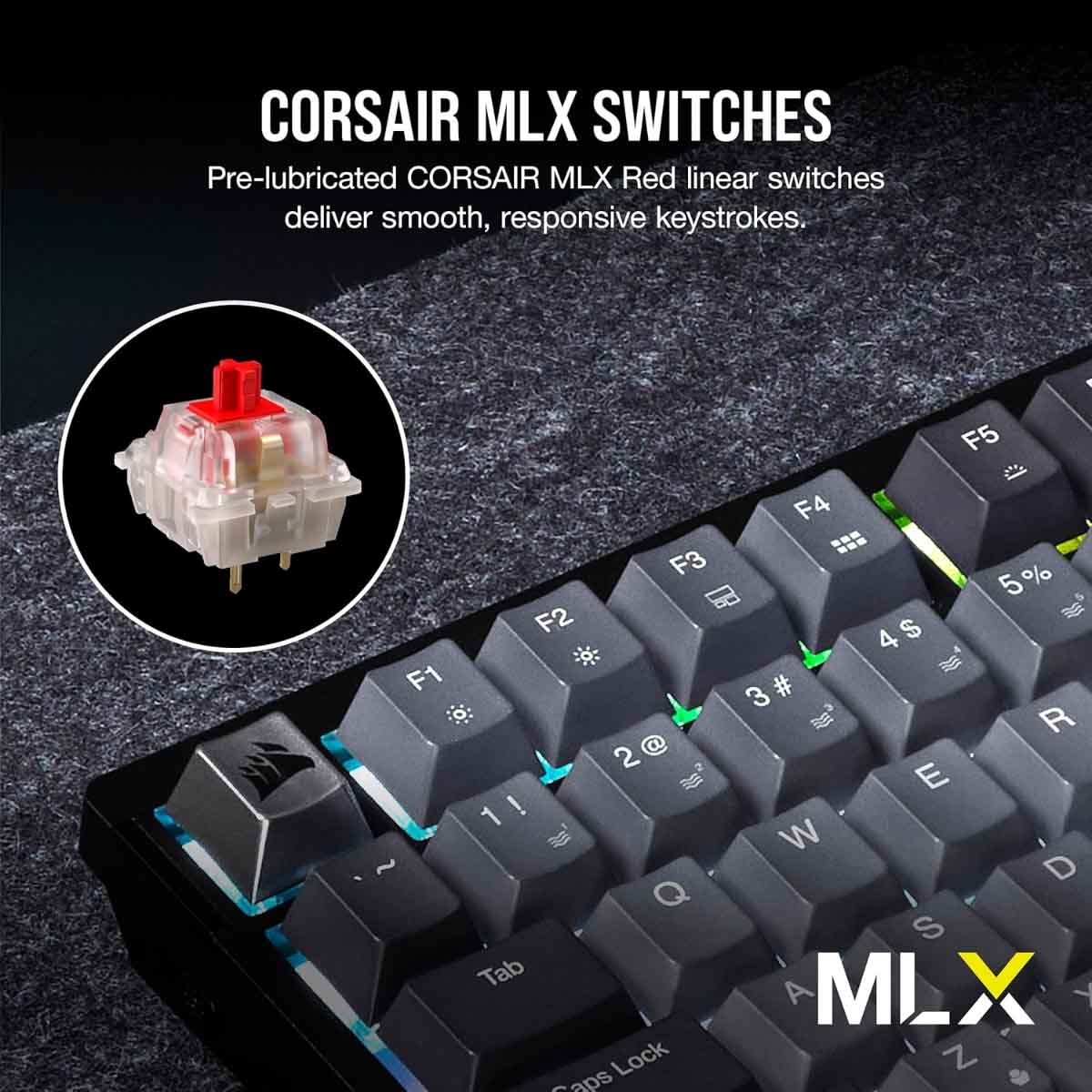 Corsair K65 Plus RGB Mechanical Wireless Gaming Keyboard