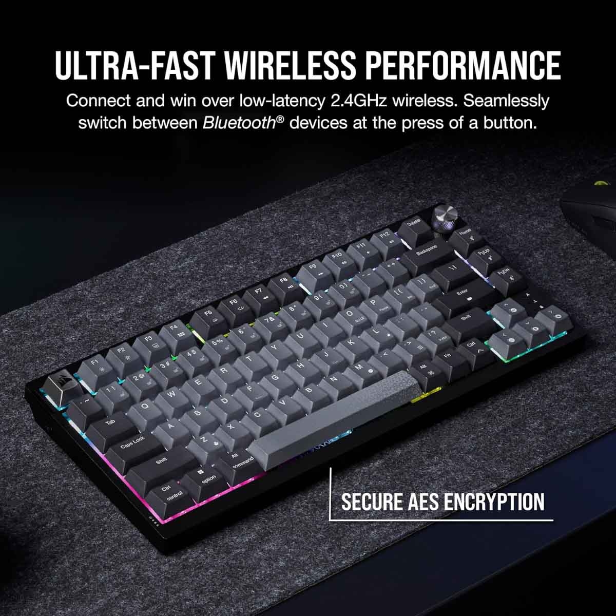 Corsair K65 Plus RGB Mechanical Wireless Gaming Keyboard