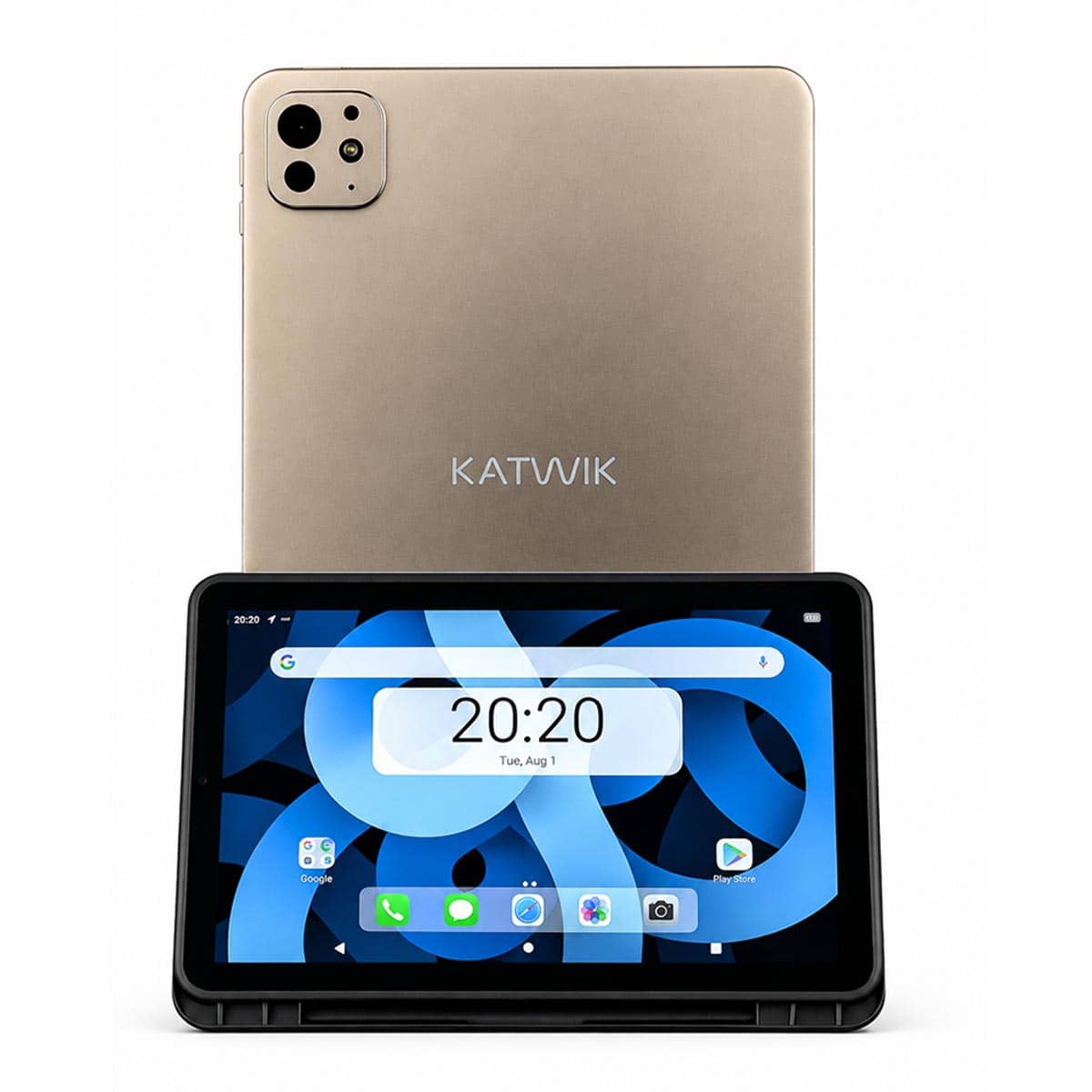 Katwik K17 Smart Kids Android Tablet (16GB + 1TB) - Gold