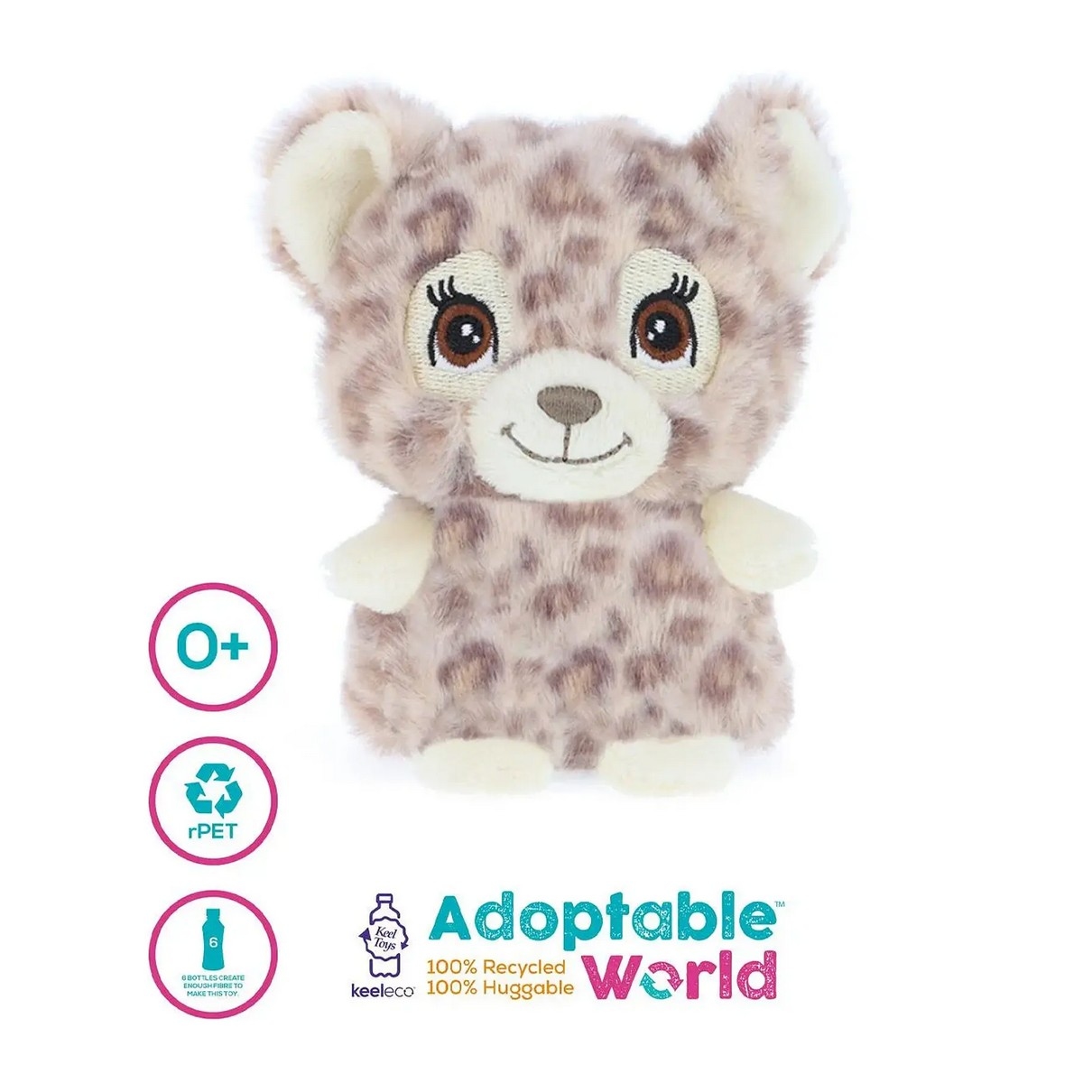 كيل تويز كيلكو ميني لعبة محشوة عالم قابل للتبني 10 سم للأطفال عمر 0-2 سنوات