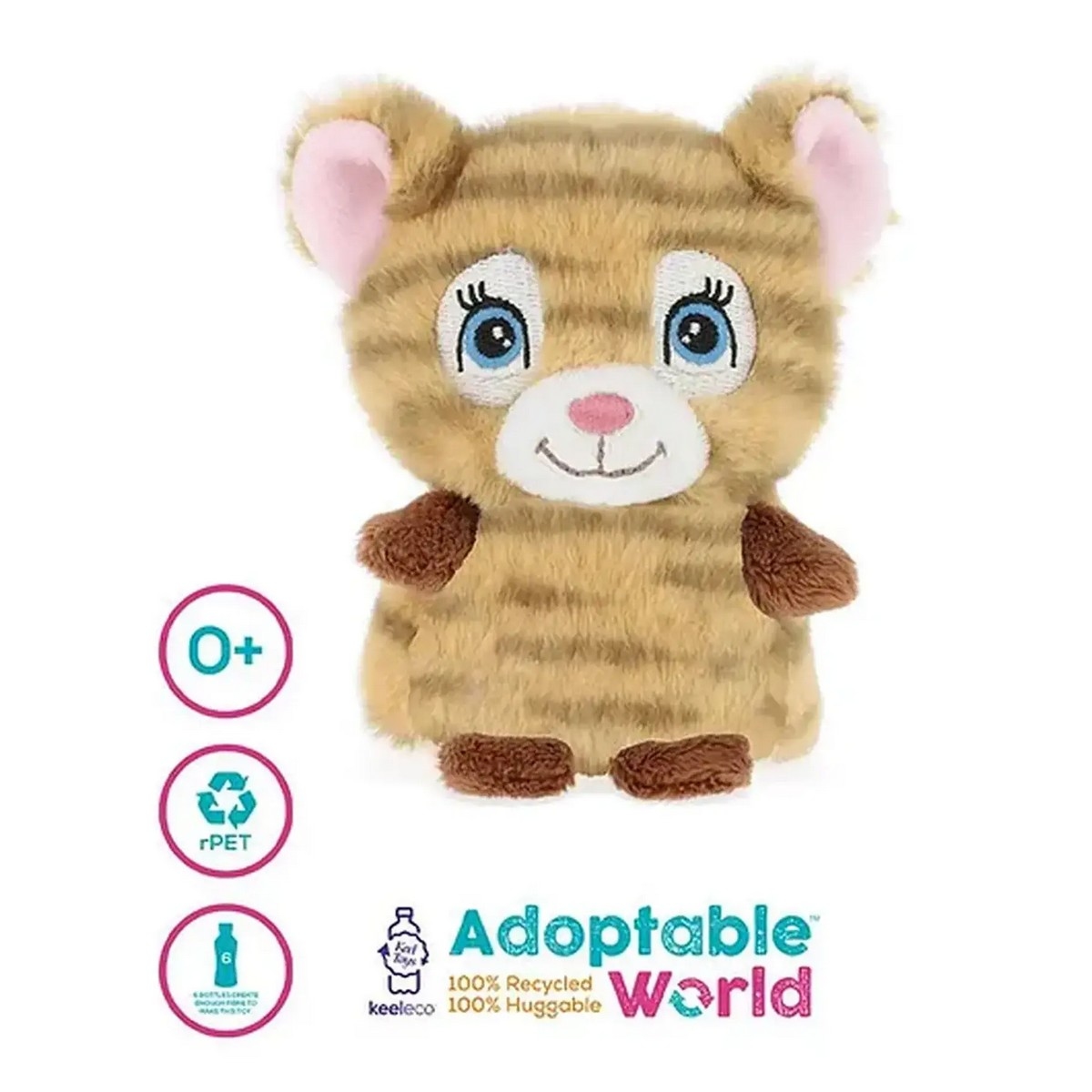 كيل تويز كيلكو ميني لعبة محشوة عالم قابل للتبني 10 سم للأطفال عمر 0-2 سنوات