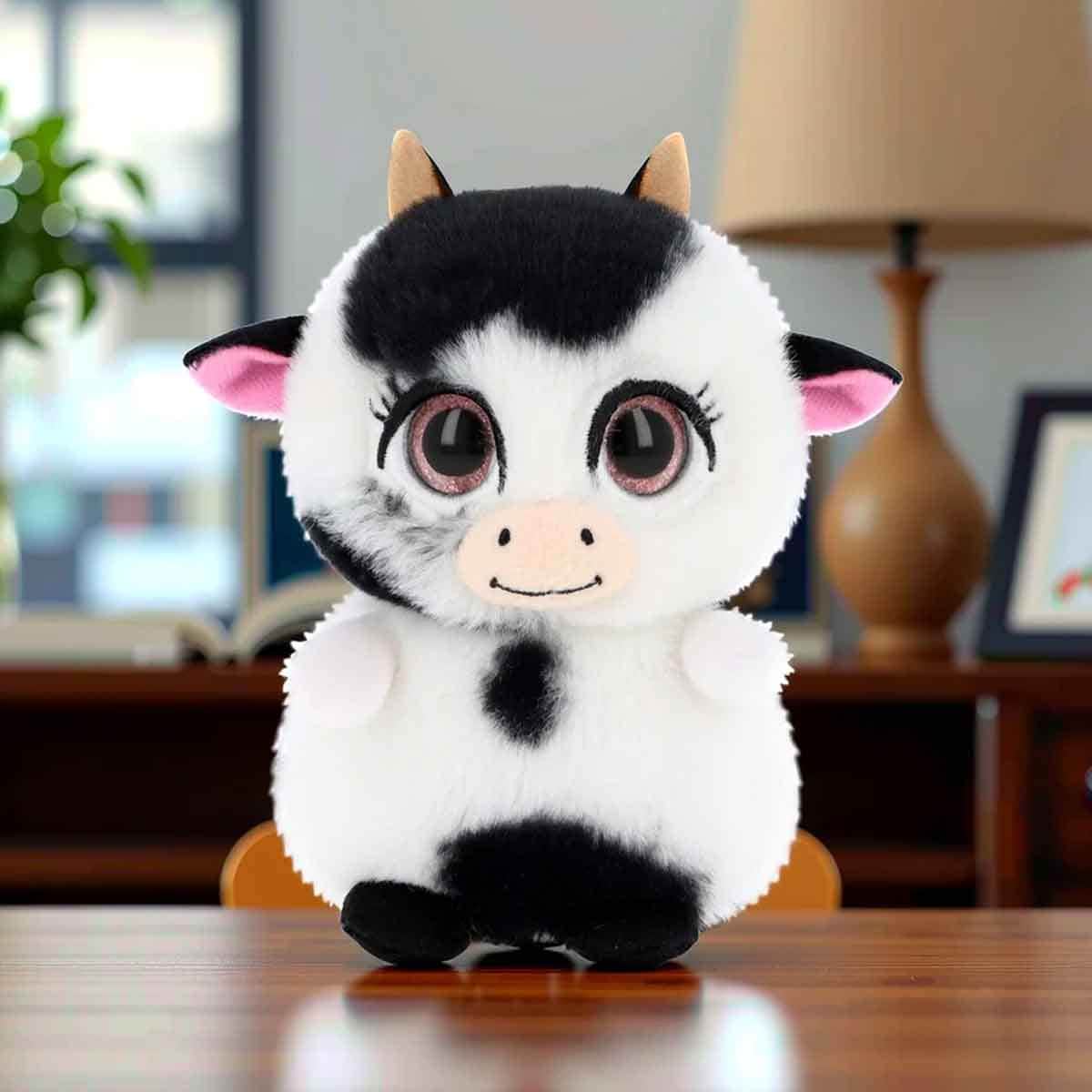 Keel Toys 14 cm Motsu Cow Plush Toy Toddler, 0-2 Years