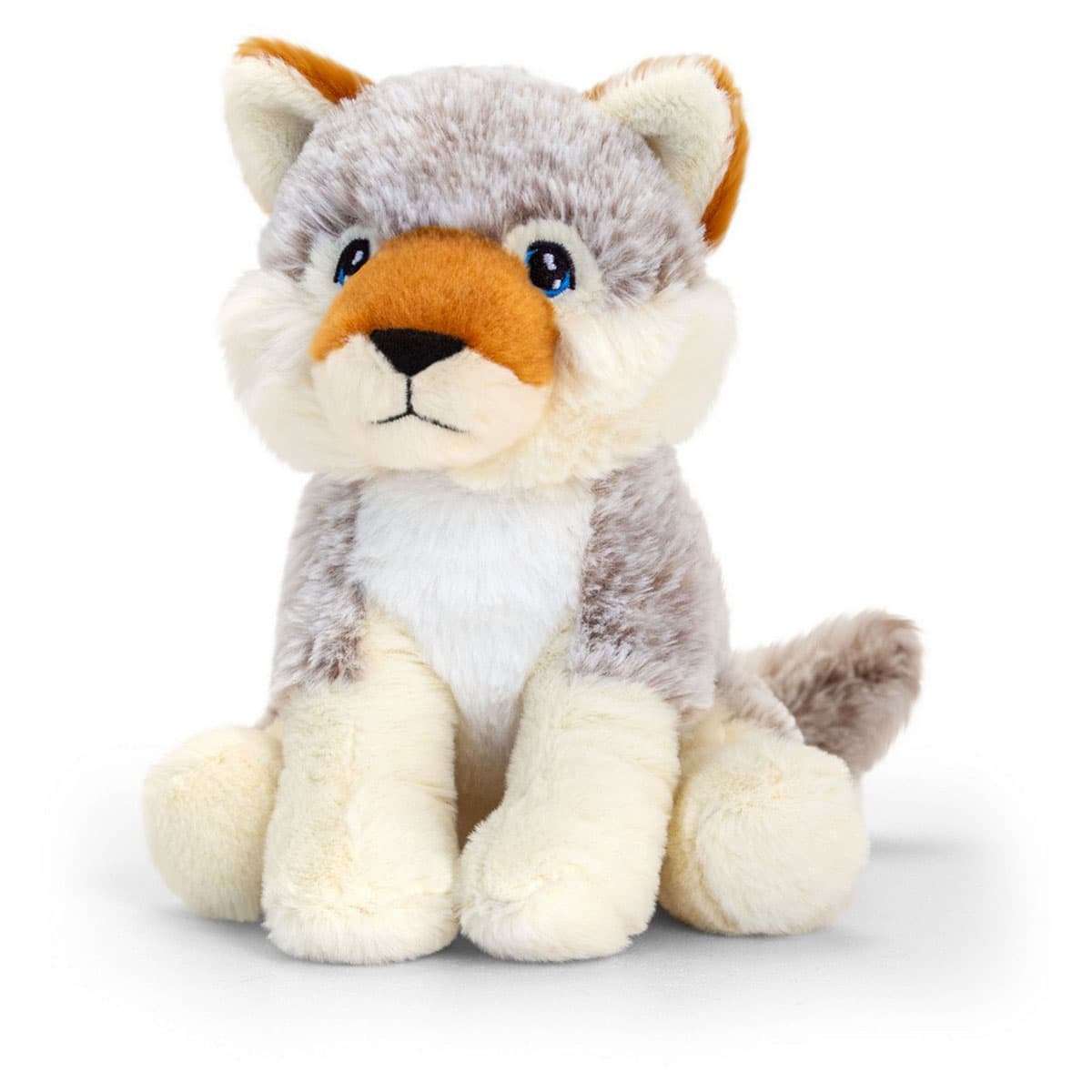 Keel Toys 18 cm Keelco Wolf Plush Toy Unisex, 3-4 Years