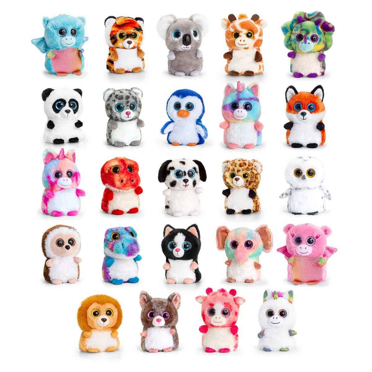 Keel Toys 4" Motsu Mini Assorted Plush Toy Unisex, 3-4 Years