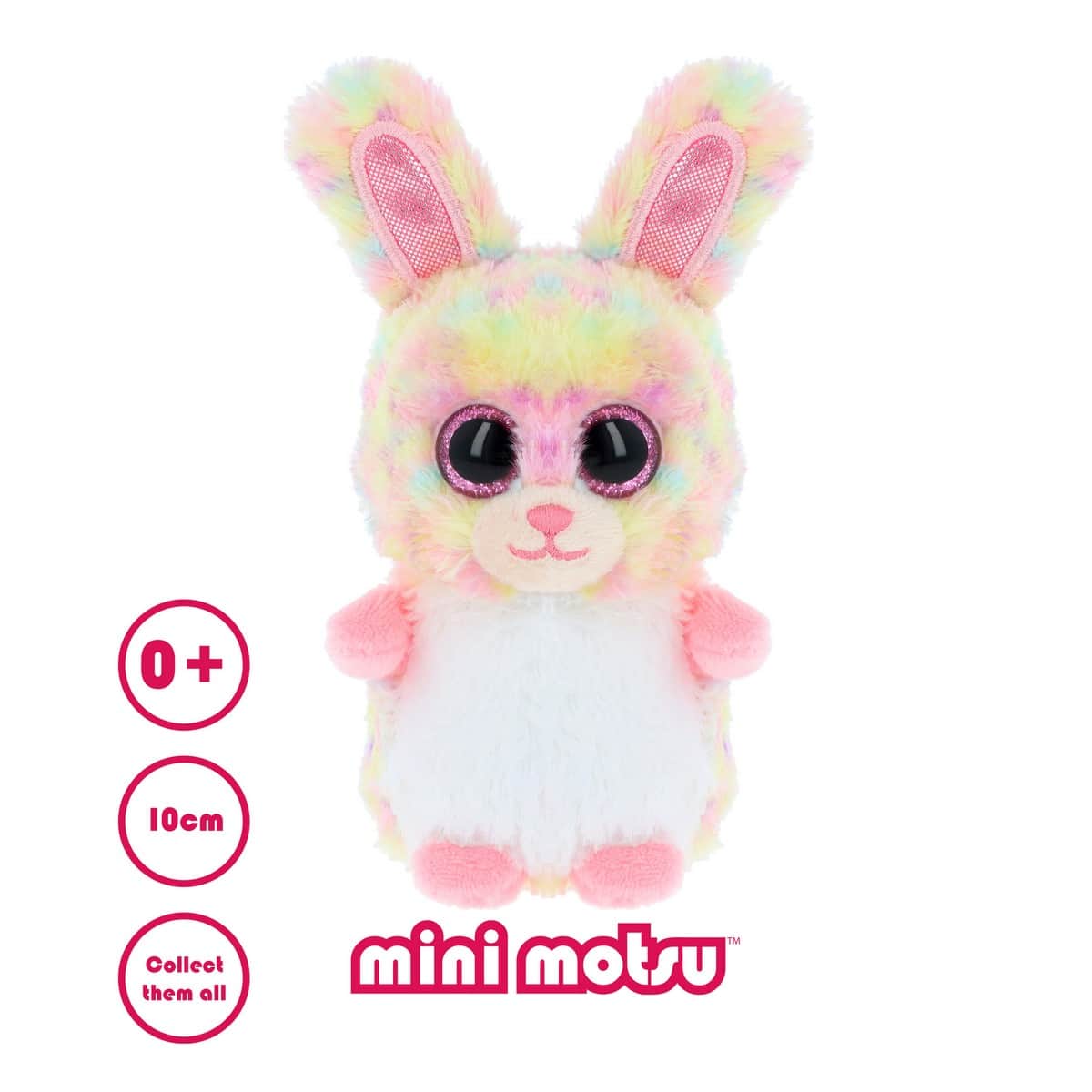 Keel Toys 4" Motsu Mini Assorted Plush Toy Unisex, 3-4 Years