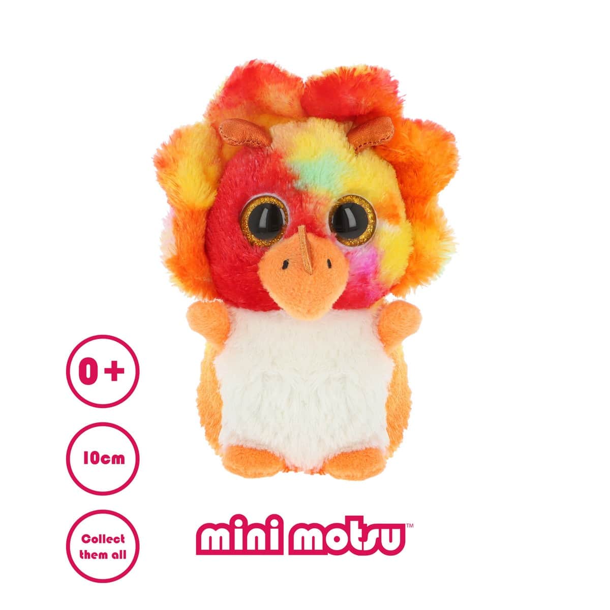 Keel Toys 4" Motsu Mini Assorted Plush Toy Unisex, 3-4 Years
