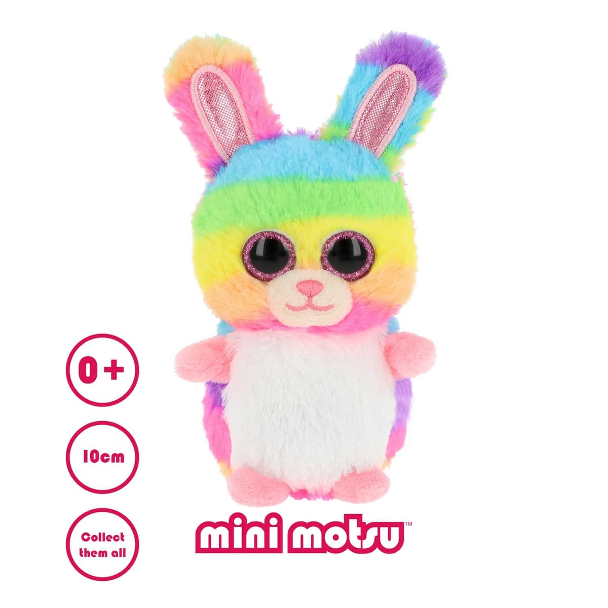 Keel Toys 4" Motsu Mini Assorted Plush Toy Unisex, 3-4 Years