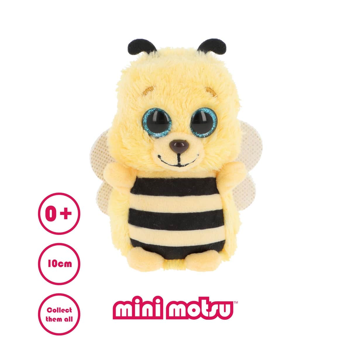 Keel Toys 4" Motsu Mini Assorted Plush Toy Unisex, 3-4 Years