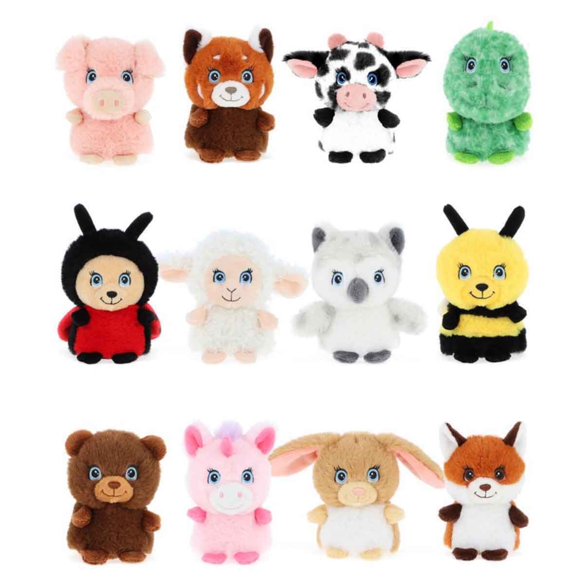 Keel Toys 4" Keeleco Mini Adoptable World Assorted Plush Toy Toddler, 0-2 Years