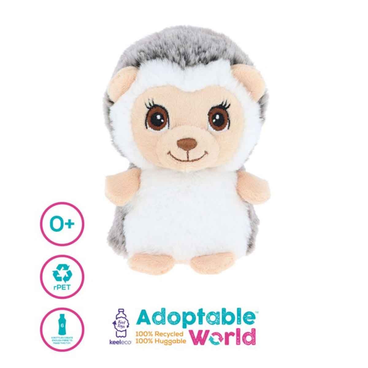 Keel Toys 4" Keeleco Mini Adoptable World Assorted Plush Toy Toddler, 0-2 Years