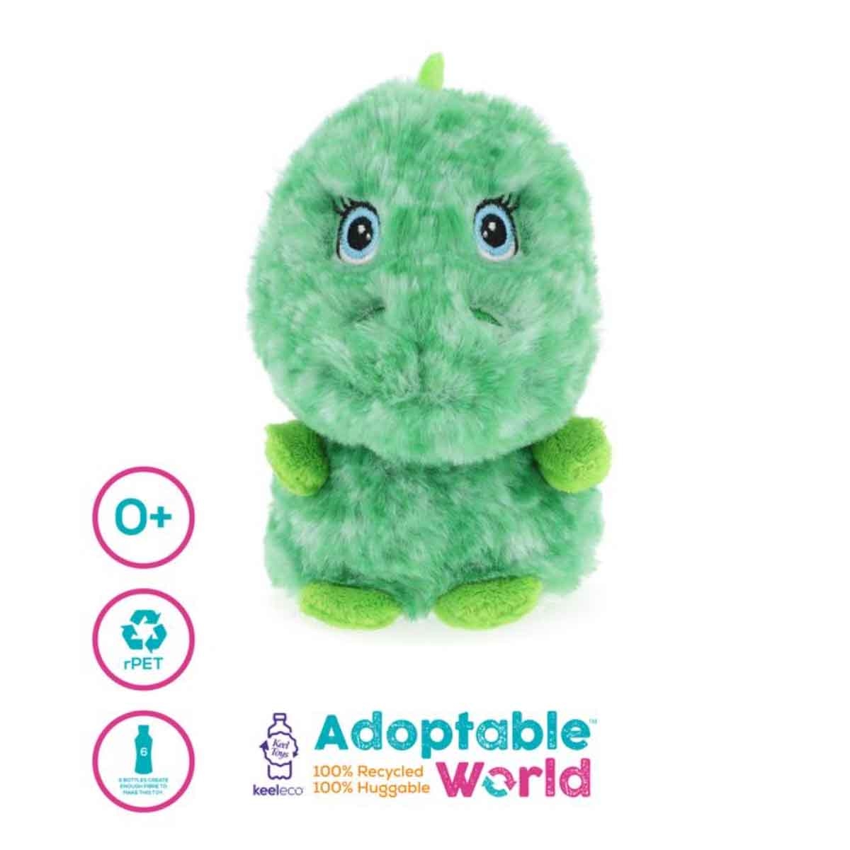 Keel Toys 4" Keeleco Mini Adoptable World Assorted Plush Toy Toddler, 0-2 Years
