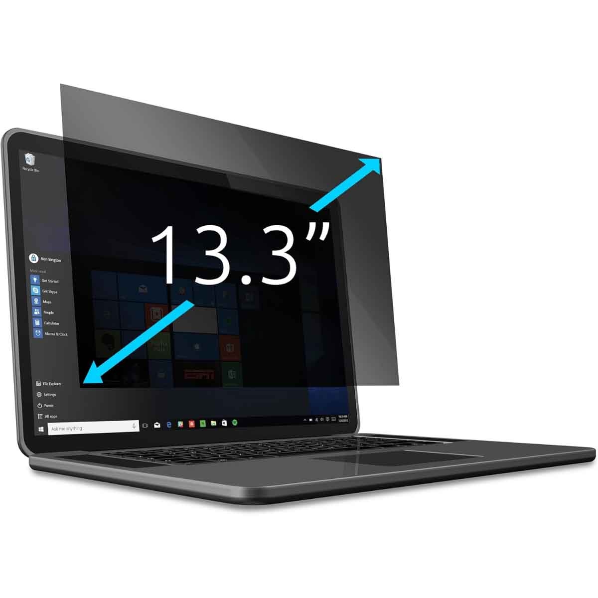 كينسينغتون فلتر خصوصية قابل للإزالة مقاس 13.3 انش بنسبة عرض 16:9