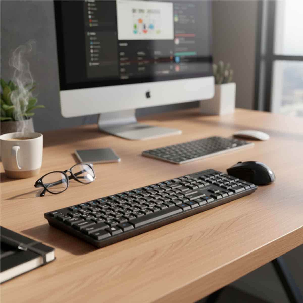 كينسينغتون مجموعة لوحة مفاتيح وماوس لاسلكية برو فيت عربية