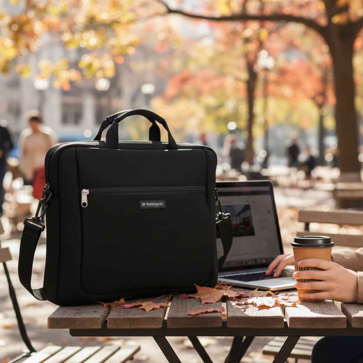 Kensington Black 15.6" Simply Portable Neoprene Laptop Sleeve