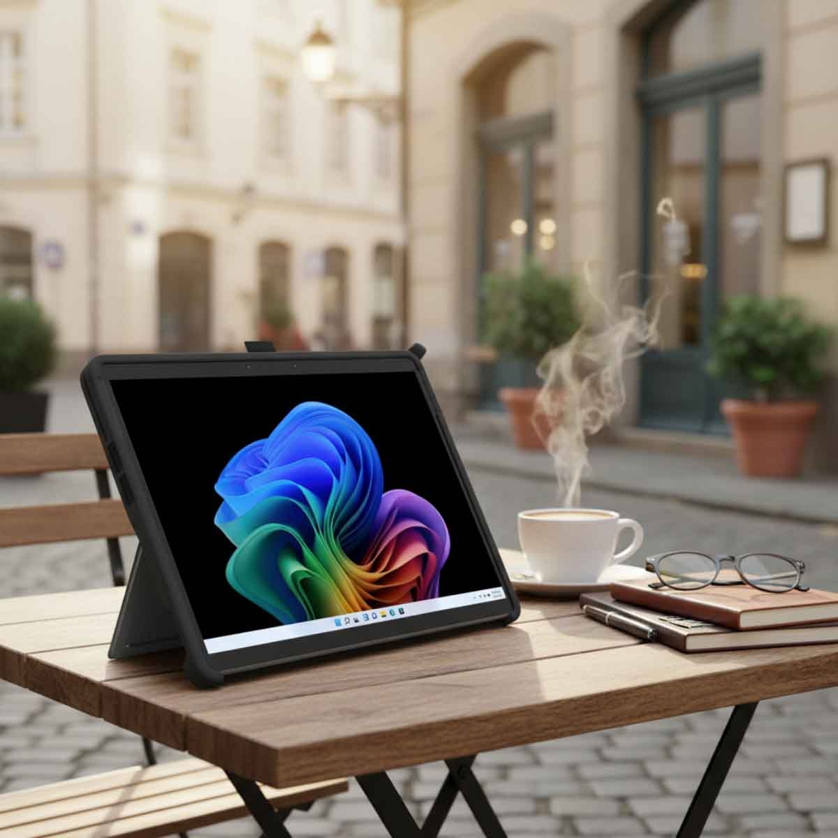 كينسينغتون حافظة بلاك بيلت لجهاز سيرفس برو 2022 أسود