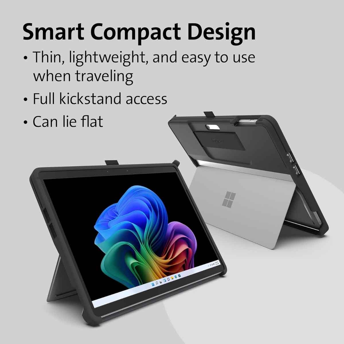 كينسينغتون حافظة بلاك بيلت لجهاز سيرفس برو 2022 أسود