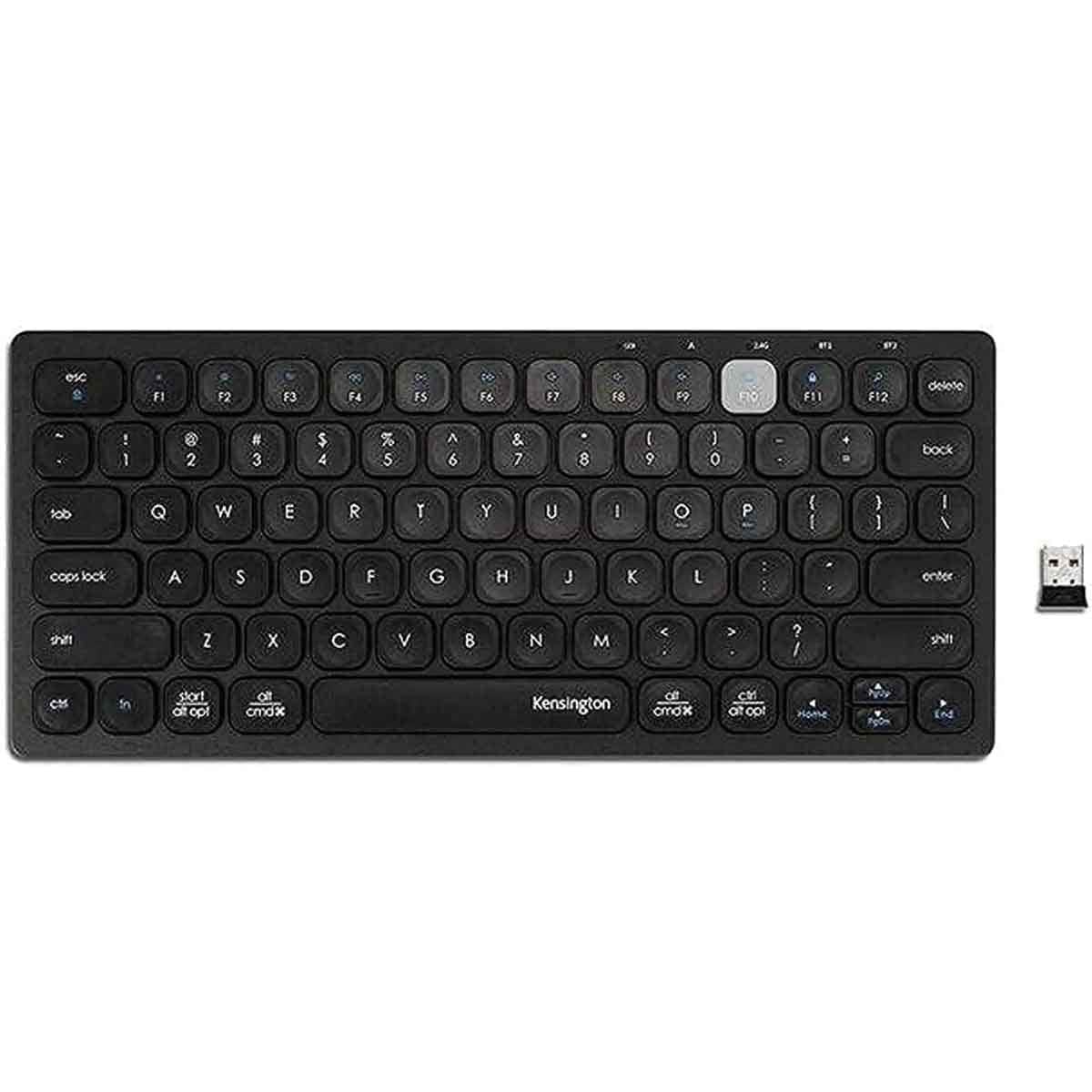 Kensington Black Multi-Device Dual Wireless Compact Keyboard