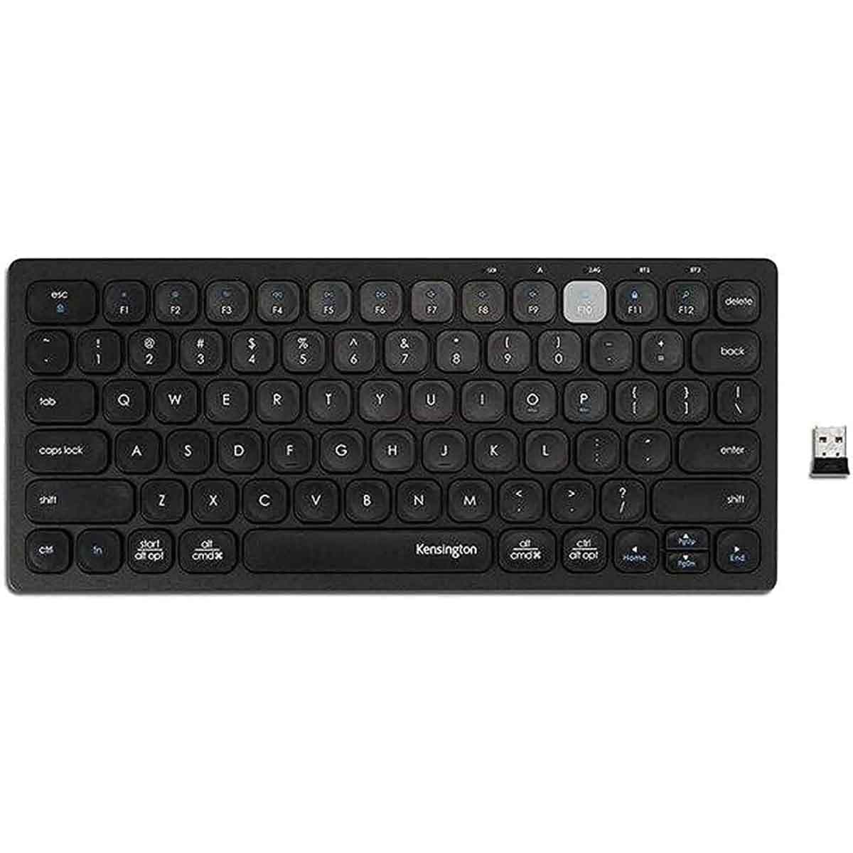 Kensington Black Multi-Device Dual Wireless Compact Keyboard