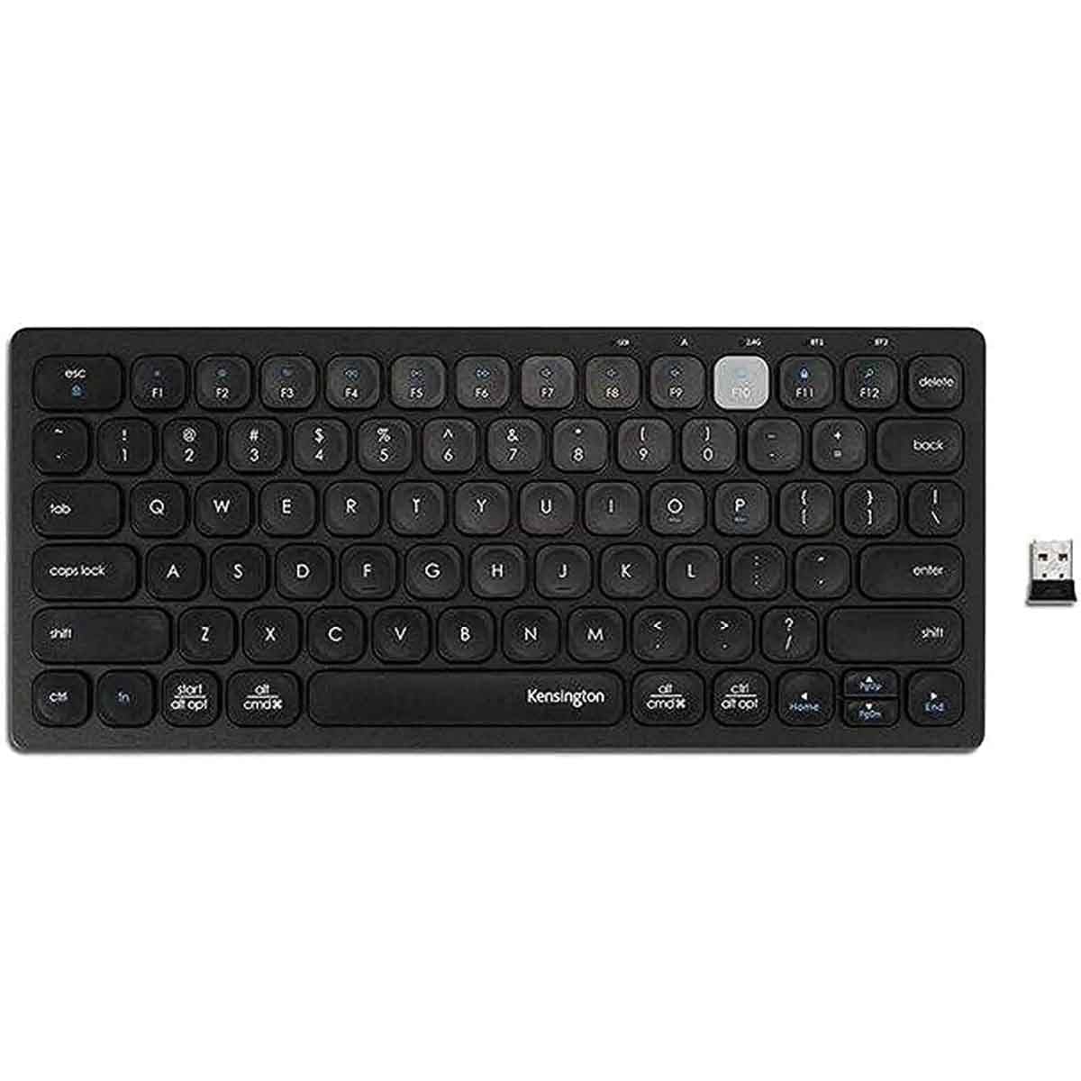 Kensington Black Multi-Device Dual Wireless Compact Keyboard