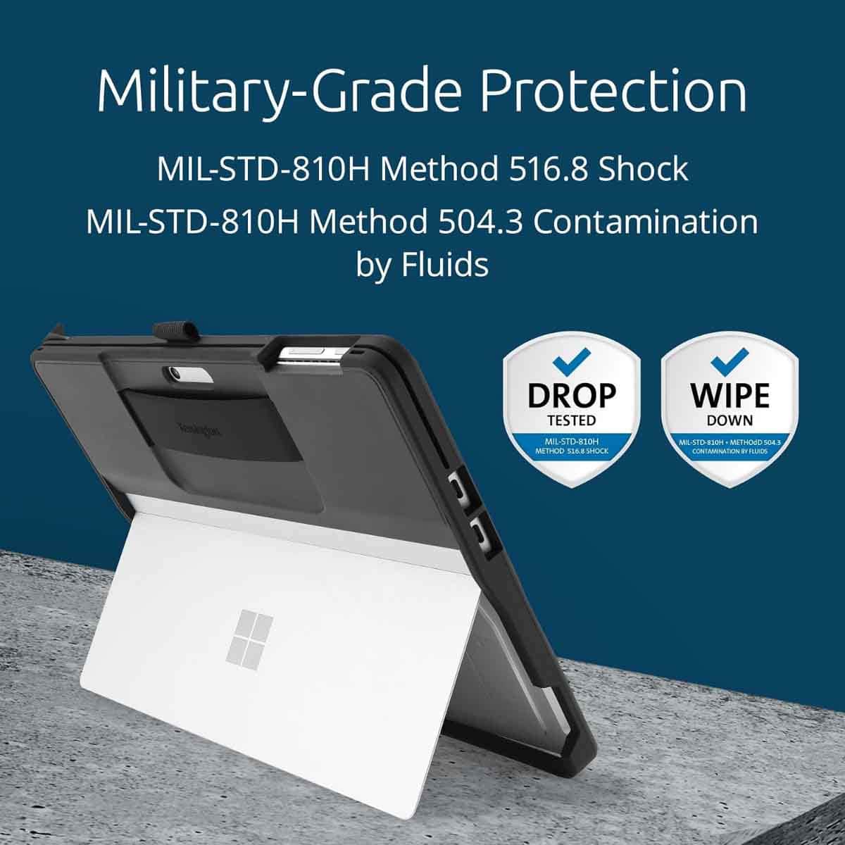 Kensington BlackBelt EQ Rugged Case for Surface Pro 9/10/11/CoPilot & PC