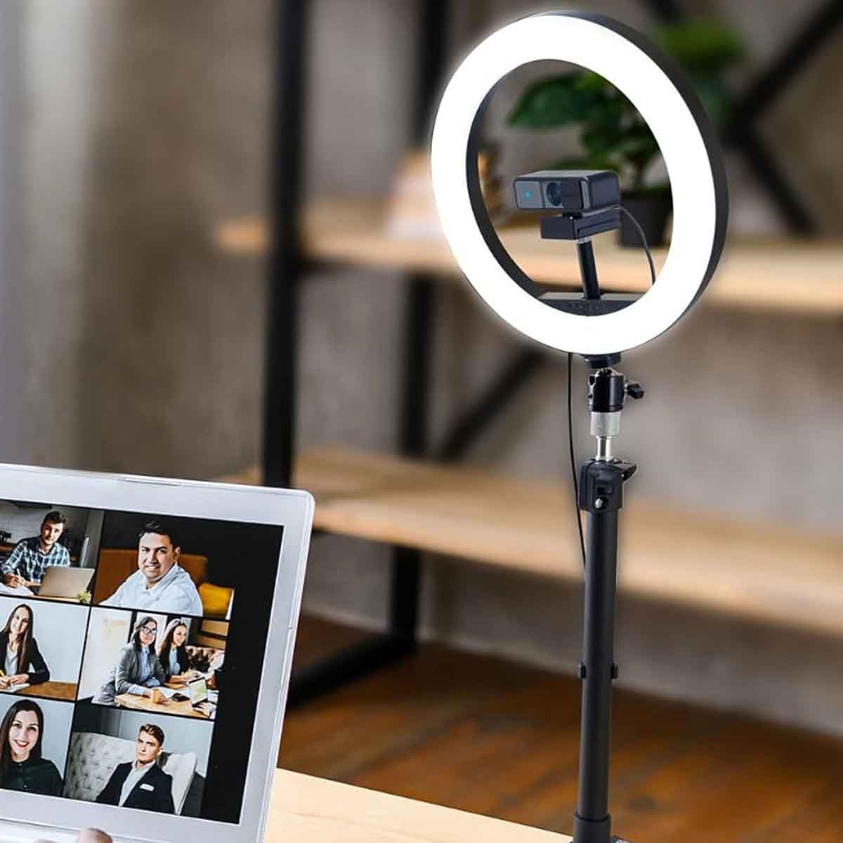 Kensington L1000 Bicolour LED with Webcam Mount Ring Light