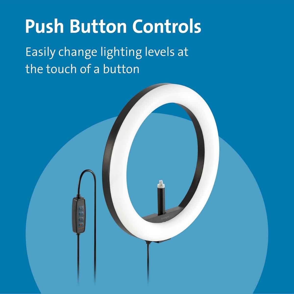 Kensington L1000 Bicolour LED with Webcam Mount Ring Light