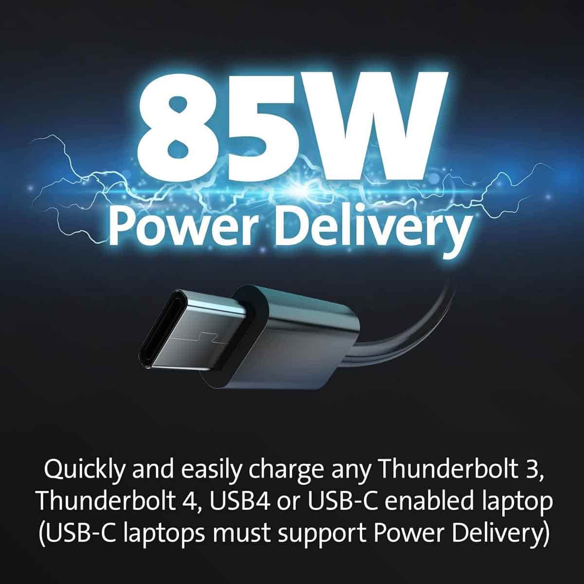 Kensington SD4839P USB-C 10GB/s Triple Video Driverless Docking Station