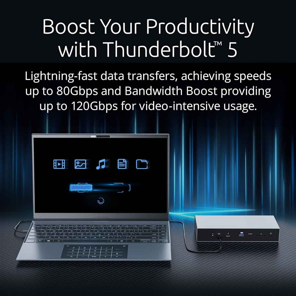 كينسينغتون قاعدة توصيل ثاندربولت 5 إس دي 5000 تي 5 إي كيو