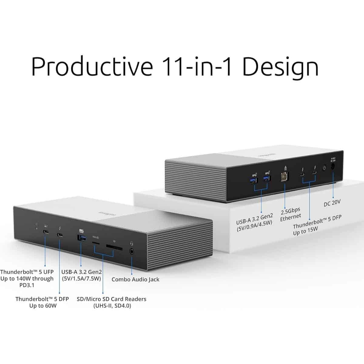 Kensington SD5000T5 EQ Thunderbolt 5 Docking Station