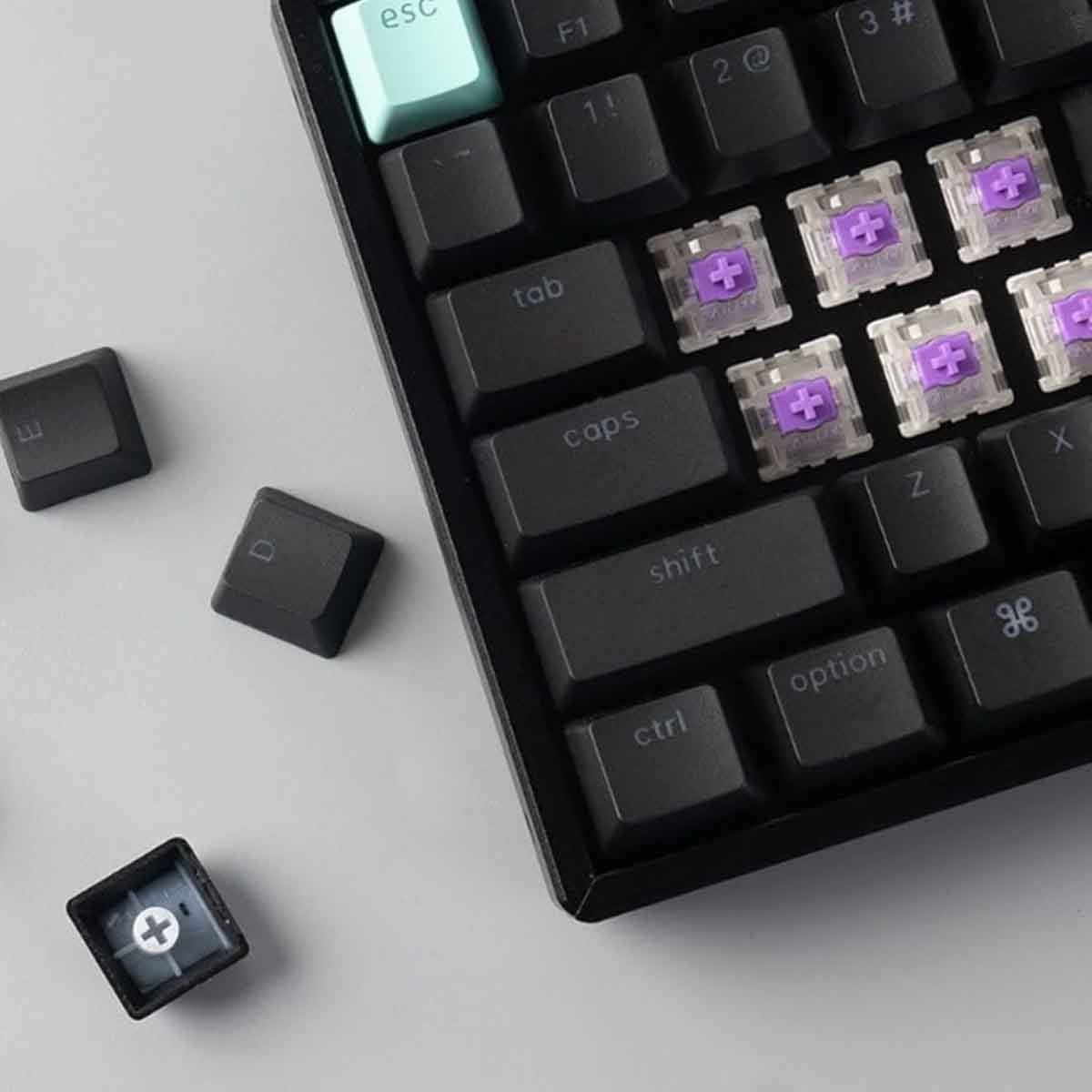 Keychron Black K2 HE 75% RGB Arabic Layout Wireless Gaming Keyboard