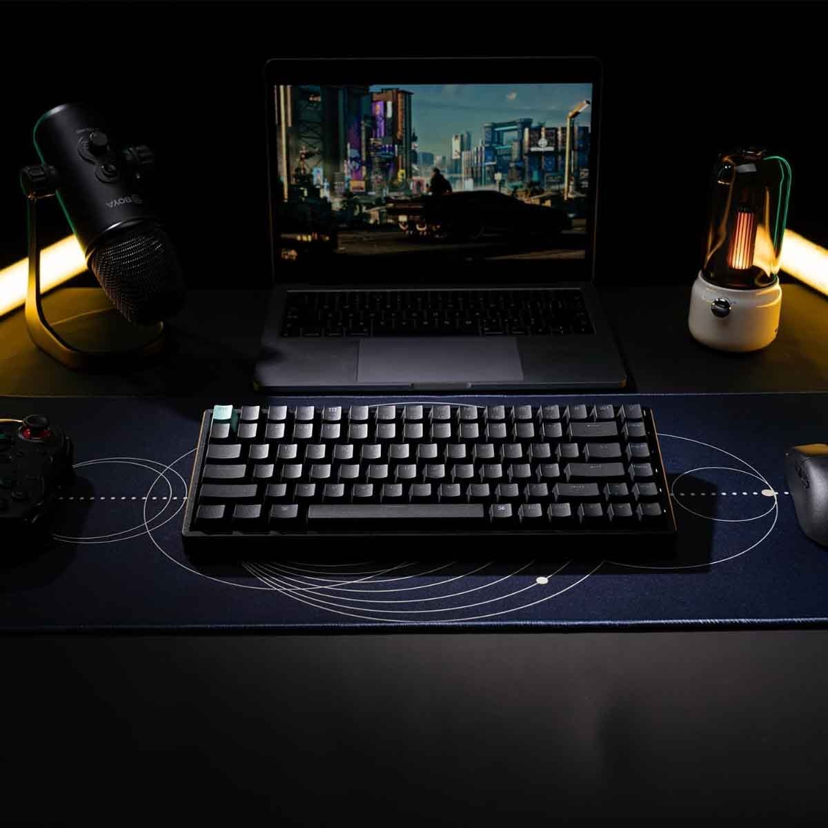 Keychron Black K2 HE 75% RGB Arabic Layout Wireless Gaming Keyboard