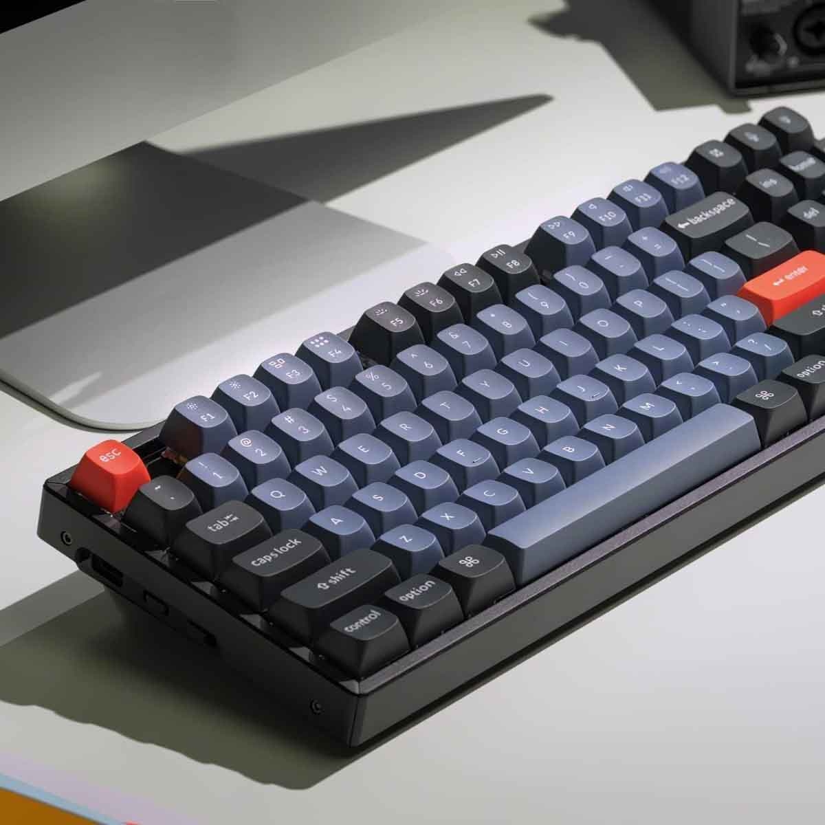 Keychron Black K8 Pro Swappable RGB Aluminum Red Switch Wireless Gaming Keyboard