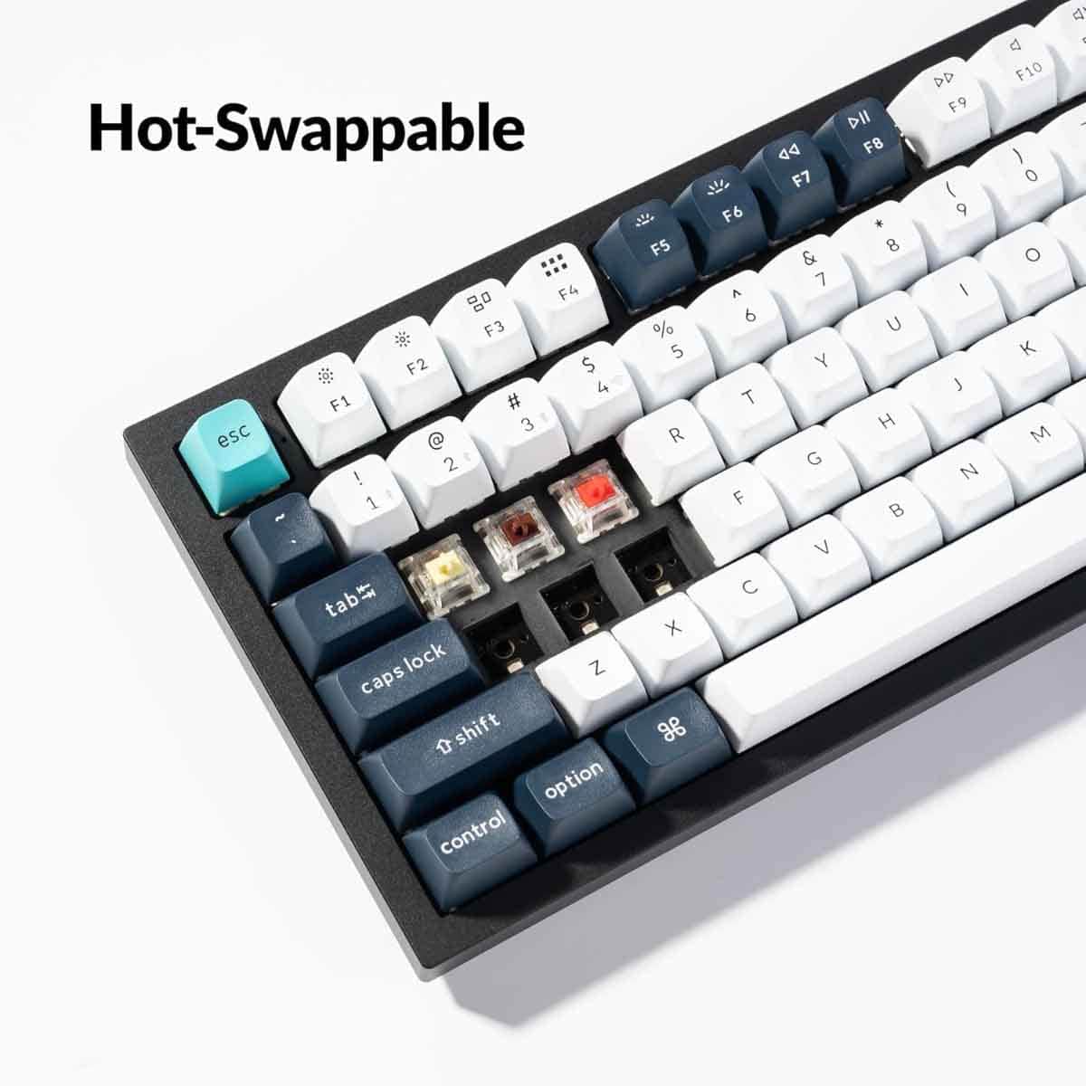 Keychron Q6 Max Swappable RGB Backlight Red Switch Knob Version Wireless Gaming Keyboard