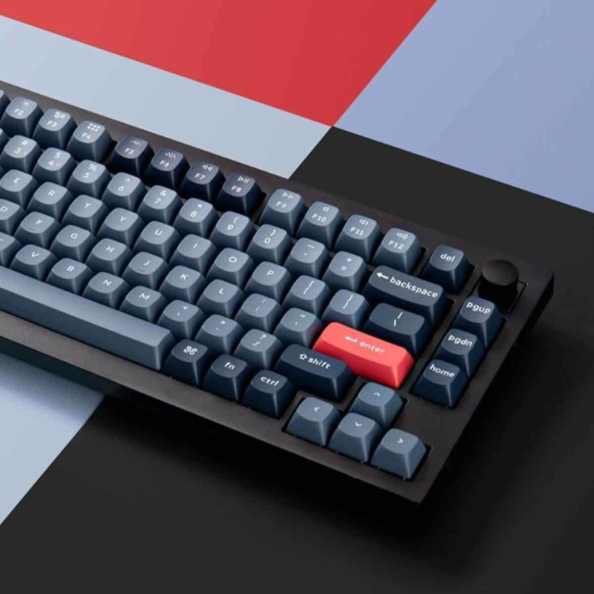 Keychron Black V1 Max QMK/VIA RGB Mechanical Arabic Wireless Gaming Keyboard